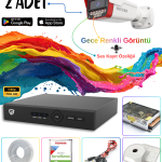 2 Kameralı Ses Kayıt Özellikli Güvenlik Kamerası Seti 005